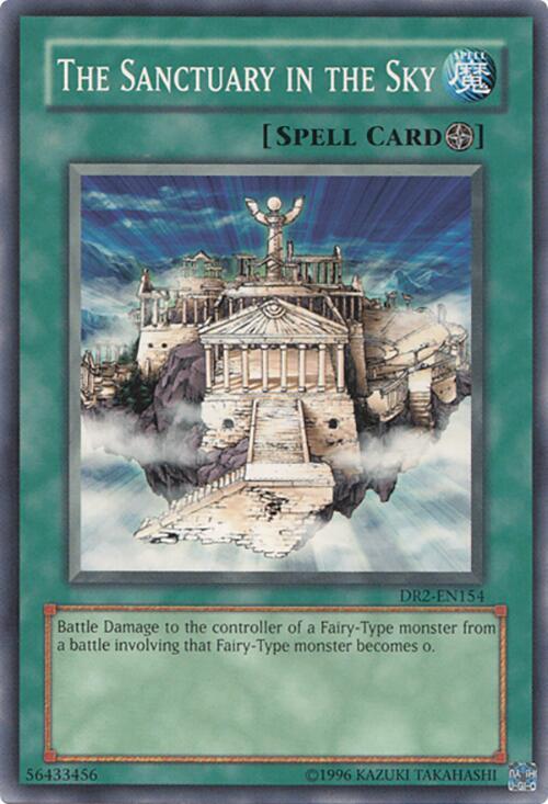 The Sanctuary in the Sky DR2-EN154 card from Dark Revelation Volume 2