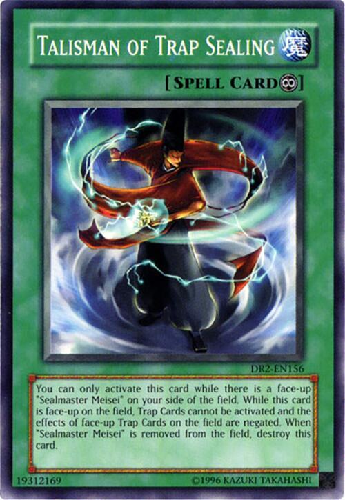Talisman of Trap Sealing DR2-EN156 card from Dark Revelation Volume 2