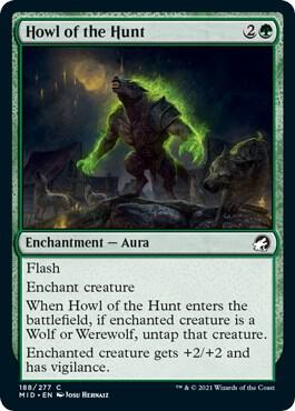 Howl of the Hunt 188 card from Innistrad: Midnight Hunt