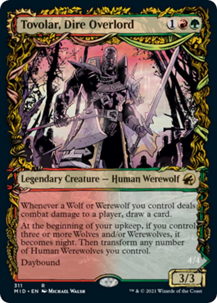 Tovolar, Dire Overlord (Showcase) 311 card from Innistrad: Midnight Hunt