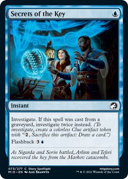 Secrets of the Key 73 card from Innistrad: Midnight Hunt