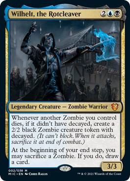 Wilhelt, the Rotcleaver 2 card from Commander: Innistrad: Midnight Hunt