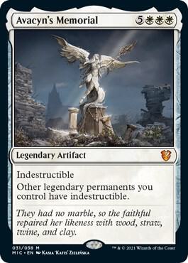 Avacyn's Memorial 31 card from Commander: Innistrad: Midnight Hunt