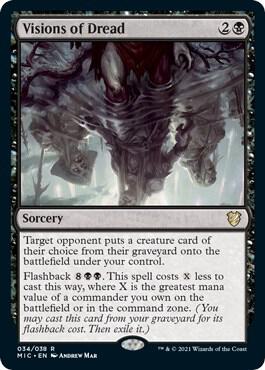 Visions of Dread 34 card from Commander: Innistrad: Midnight Hunt
