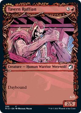 Tavern Ruffian (Showcase) 296 card from Innistrad: Midnight Hunt