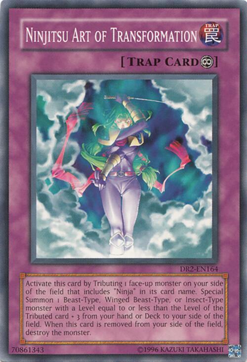 Ninjitsu Art of Transformation DR2-EN164 card from Dark Revelation Volume 2