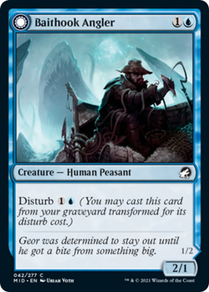 Baithook Angler 42 card from Innistrad: Midnight Hunt