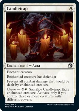 Candletrap 9 card from Innistrad: Midnight Hunt