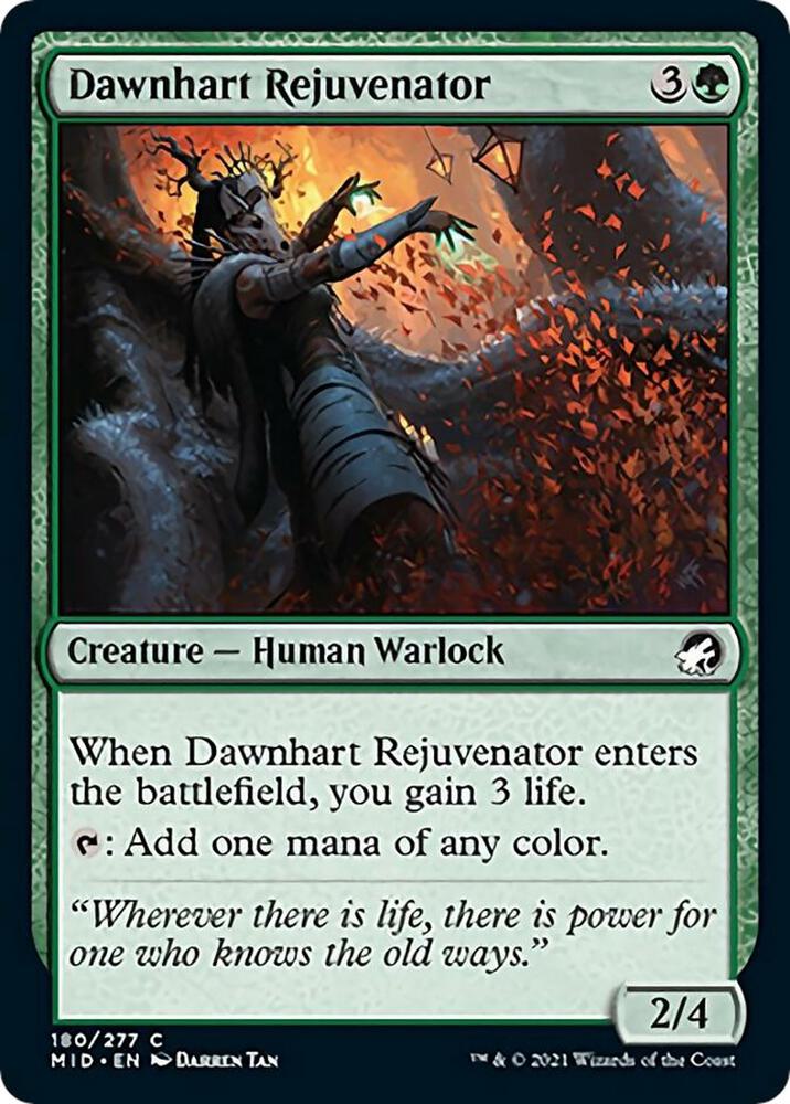 Dawnhart Rejuvenator 180 card from Innistrad: Midnight Hunt