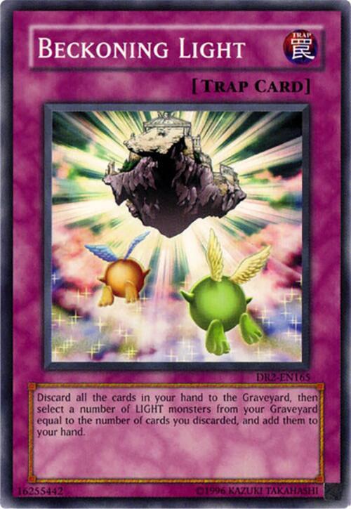 Beckoning Light DR2-EN165 card from Dark Revelation Volume 2