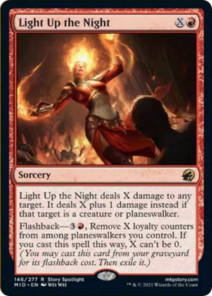 Light Up the Night 146 card from Innistrad: Midnight Hunt