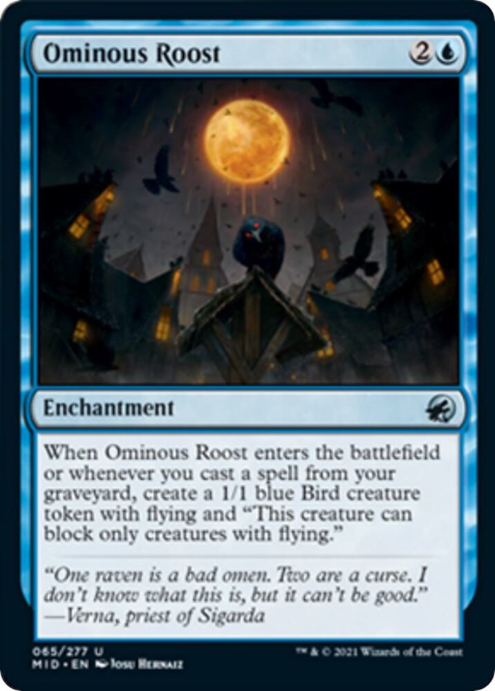 Ominous Roost 65 card from Innistrad: Midnight Hunt