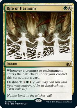 Rite of Harmony 236 card from Innistrad: Midnight Hunt