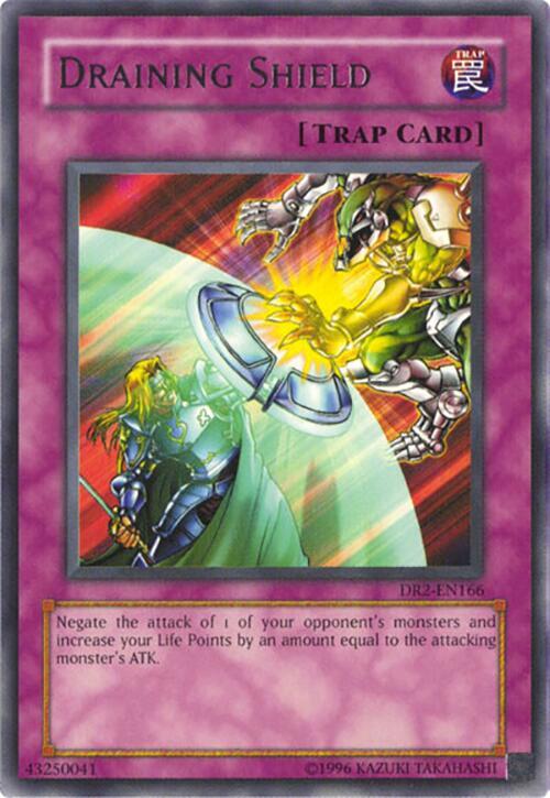 Draining Shield DR2-EN166 card from Dark Revelation Volume 2