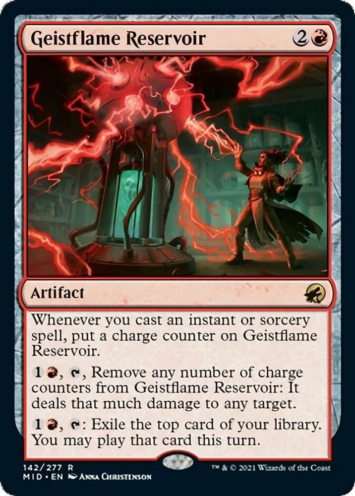 Geistflame Reservoir 142 card from Innistrad: Midnight Hunt