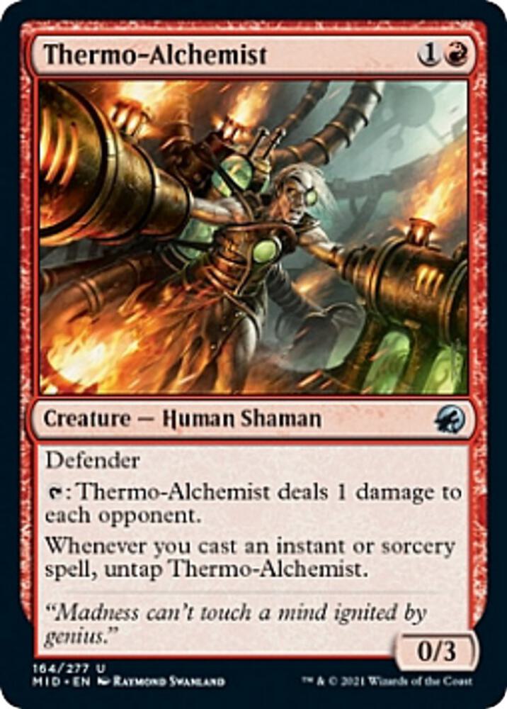 Thermo-Alchemist 164 card from Innistrad: Midnight Hunt