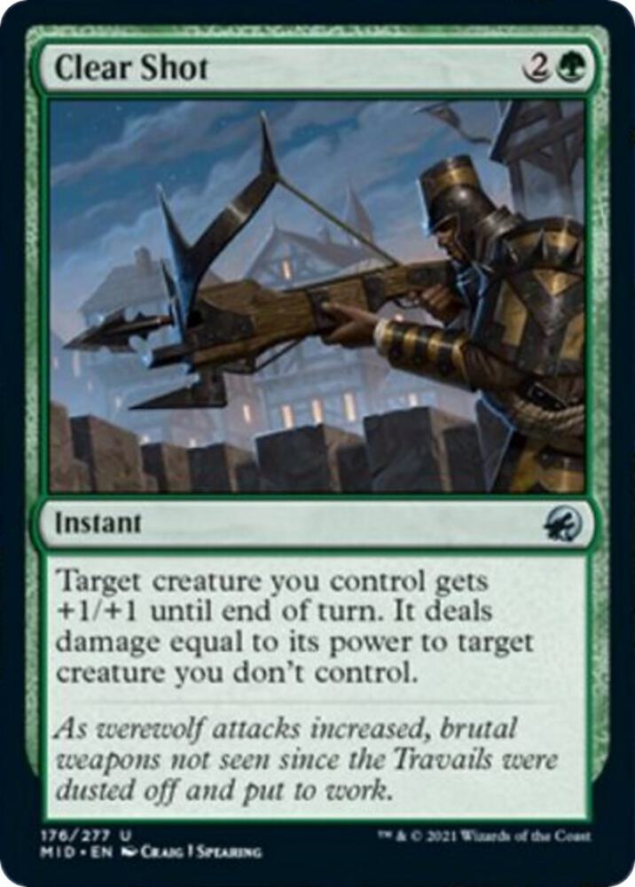 Clear Shot 176 card from Innistrad: Midnight Hunt