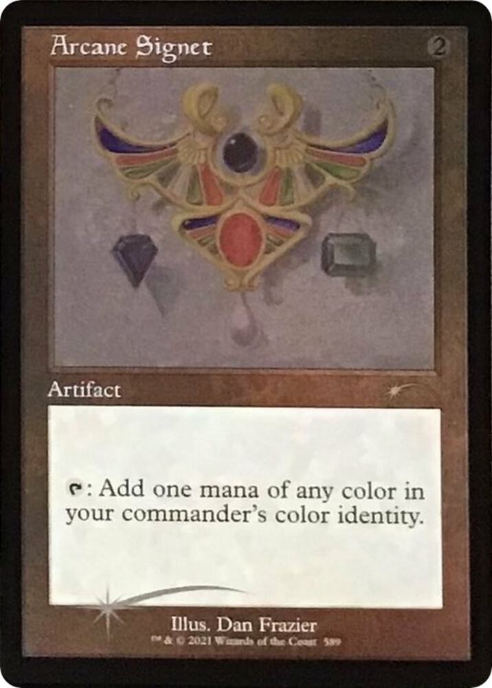 Arcane Signet (Foil Etched) 589 card from Secret Lair Drop Series