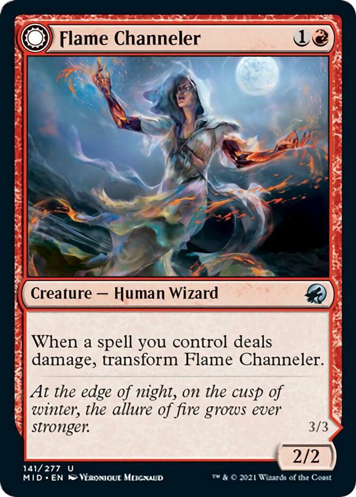 Flame Channeler 141 card from Innistrad: Midnight Hunt