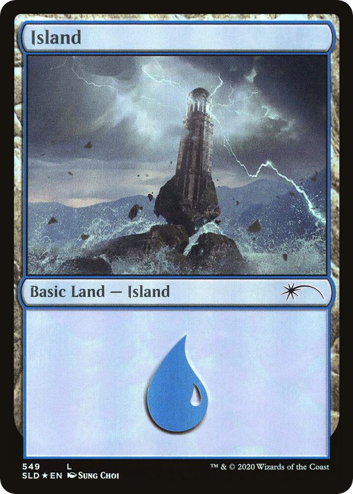 Island 549 card from Secret Lair Drop Series