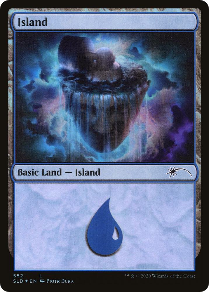 Island 552 card from Secret Lair Drop Series