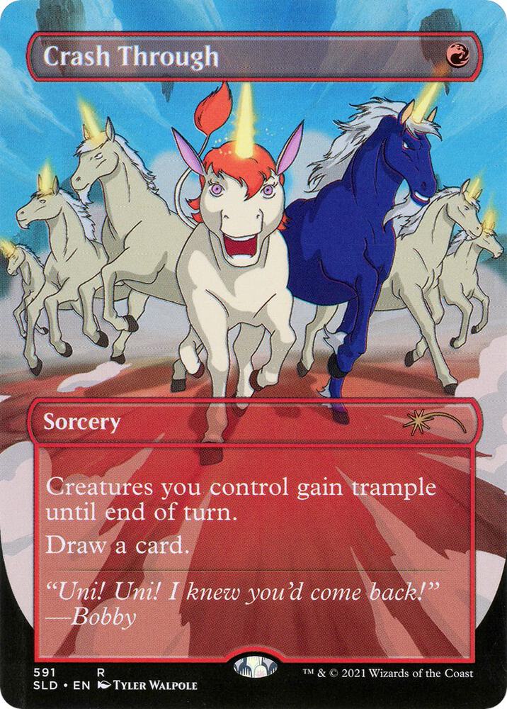 Crash Through 591 card from Secret Lair Drop Series
