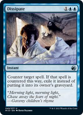 Dissipate 49 card from Innistrad: Midnight Hunt