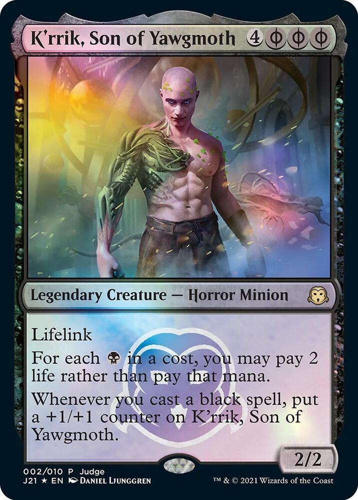K'rrik, Son of Yawgmoth 2 card from Judge Promos