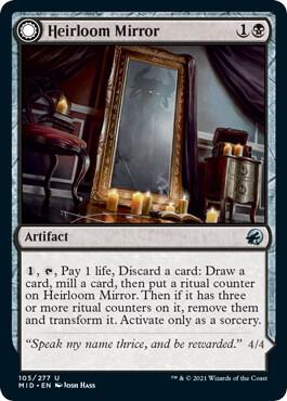Heirloom Mirror 105 card from Innistrad: Midnight Hunt