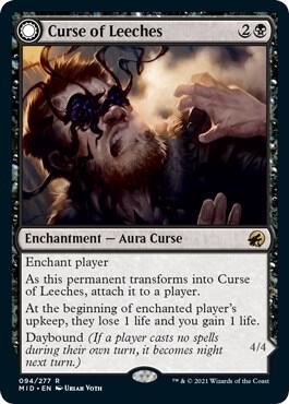 Curse of Leeches 94 card from Innistrad: Midnight Hunt