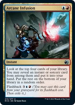 Arcane Infusion 210 card from Innistrad: Midnight Hunt