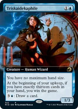 Triskaidekaphile (Extended Art) 342 card from Innistrad: Midnight Hunt