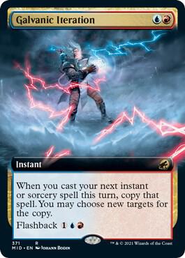 Galvanic Iteration (Extended Art) 371 card from Innistrad: Midnight Hunt