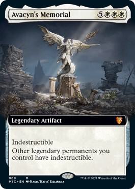 Avacyn's Memorial (Extended Art) 69 card from Commander: Innistrad: Midnight Hunt