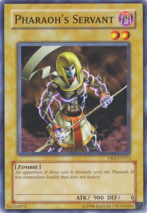 Pharaoh's Servant DR2-EN173 card from Dark Revelation Volume 2