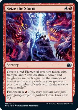 Seize the Storm 158 card from Innistrad: Midnight Hunt