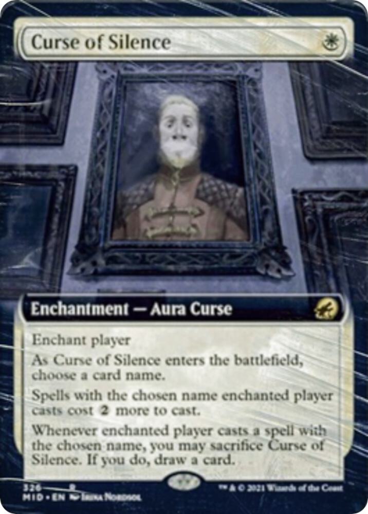 Curse of Silence (Extended Art) 326 card from Innistrad: Midnight Hunt