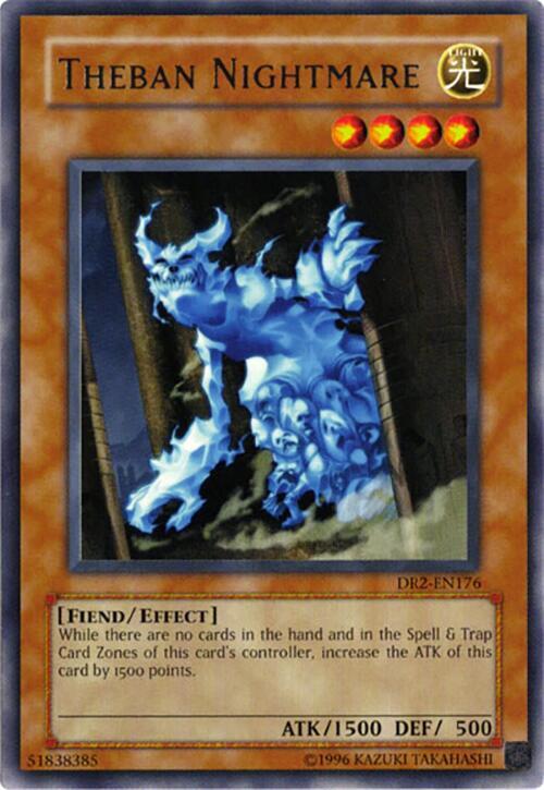 Theban Nightmare DR2-EN176 card from Dark Revelation Volume 2