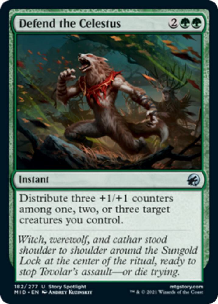Defend the Celestus 182 card from Innistrad: Midnight Hunt