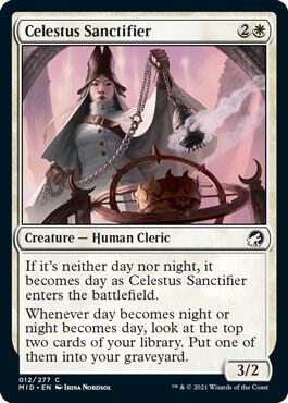 Celestus Sanctifier 12 card from Innistrad: Midnight Hunt