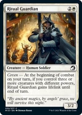 Ritual Guardian 30 card from Innistrad: Midnight Hunt