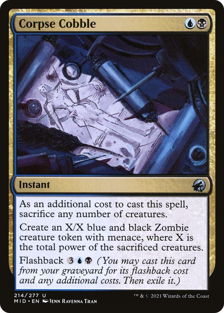 Corpse Cobble 214 card from Innistrad: Midnight Hunt
