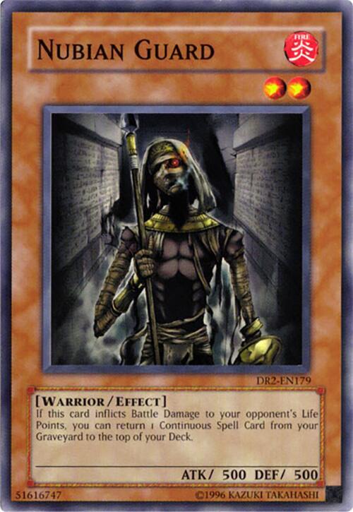 Nubian Guard DR2-EN179 card from Dark Revelation Volume 2