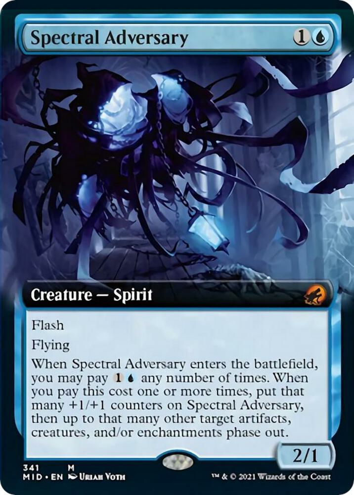 Spectral Adversary (Extended Art) 341 card from Innistrad: Midnight Hunt