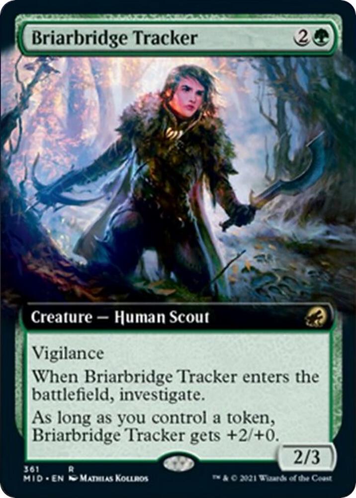 Briarbridge Tracker (Extended Art) 361 card from Innistrad: Midnight Hunt