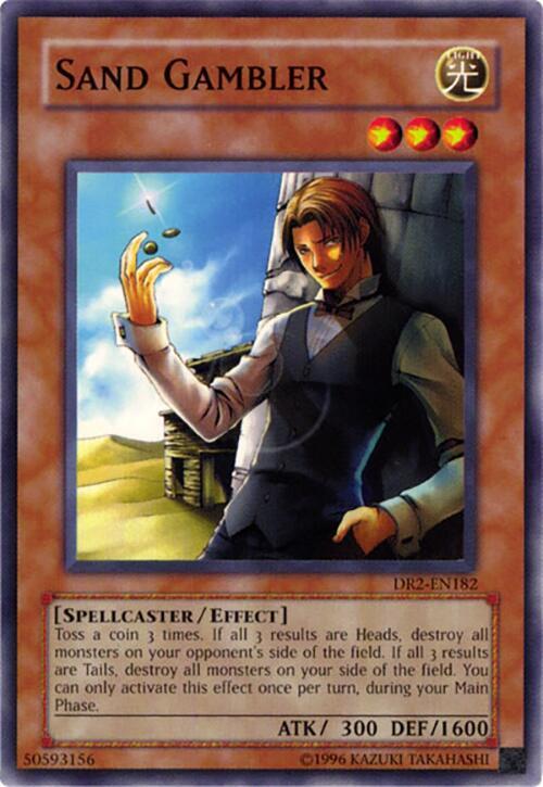 Sand Gambler DR2-EN182 card from Dark Revelation Volume 2