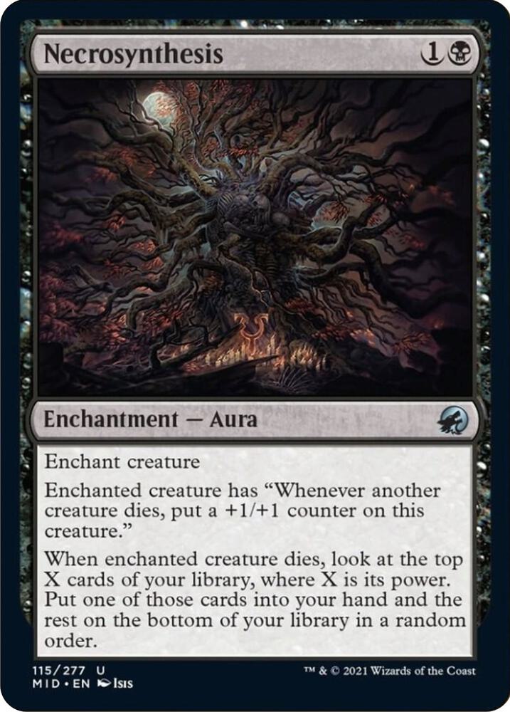 Necrosynthesis 115 card from Innistrad: Midnight Hunt