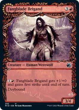 Fangblade Brigand (Showcase) 292 card from Innistrad: Midnight Hunt
