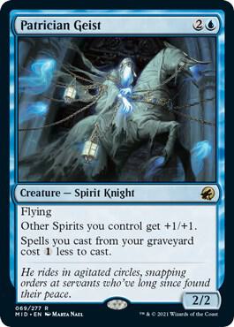 Patrician Geist 69 card from Innistrad: Midnight Hunt