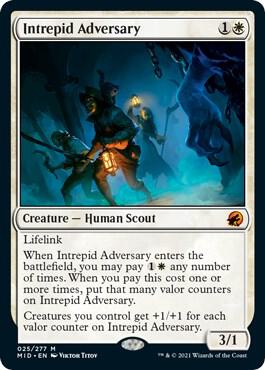 Intrepid Adversary 25 card from Innistrad: Midnight Hunt